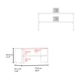 thumbnail image 3 of Basic 23" Wide 2-tier shelf Stackable Shoe Rack White, 3 of 14
