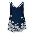 thumbnail image 5 of HaoXianJian Summer Womens Summer Tank Top Floral Print Tee Sleeveless T Shirt Casual Loose Fits Tunic Shirts 2025, 5 of 6
