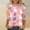 A138 Pink, variant on Easter Bunny Shirt for Women Leopard Plaid Rabbit Graphic Tee 3/4 Sleeve Crewneck Loose Fit Festival Apparel Easter Day Gift Tops