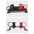 thumbnail image 3 of Battery Jump Post Waterproof Copper Battery Jumper Relocation Insulated Fast Battery Charging Post Replacement,1 pair x battery starter 1 x bracket,Black&Red, 3 of 5