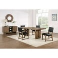 thumbnail image 2 of Atmore Dark Driftwood 5-Piece Wood Dining Set, 2 of 11