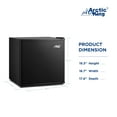 Arctic King 1.7 Cu ft No Freezer Mini Fridge, Black, EStar, ARM17A5ABB