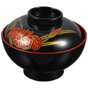 Kitchen Japanese Lidded Soup Bowl Traditional Japanese Style Rice Bowl for Japanese Restaurant