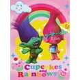 thumbnail image 2 of DreamWorks Trolls Plush Throw Blanket ~ 46" x 60" ~ Cupcakes & Rainbows, 2 of 2