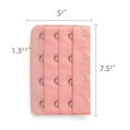 thumbnail image 3 of INSPIRE CHIC Women's 3 x 4 Hooks Bra Extender Extension Strap Multi Color Bra Band 5 Pcs Pink, 3 of 5
