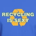 thumbnail image 3 of CafePress - Recycling Is Sexy Dark T Shirt - Men's Classic Graphic Cotton T-Shirt, 3 of 4