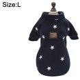 thumbnail image 2 of Ropa para mascotas ropa de otoño e invierno para mascotas suéter de cinco estrellas para perros MFZFUKR l, 2 of 5