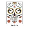 thumbnail image 4 of Halloween Face Tattoos, 9 Pcs Day of the Dead Face Stickers, Halloween Temporary Tattoos for Adults Kids, 4 of 4