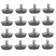 thumbnail image 1 of 100pcs Screw On Furniture Levelers Adjustable Furniture Legs Leveling Feet for Table Chair, 1 of 3