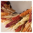 thumbnail image 5 of 24" D Fall Sorghum Wreath with Metal Hanger, Harvest Wreath for Front Door, Fall Door Wreaths for Indoor Outdoor Thanksgiving Harvest Holiday Decorations, 5 of 6