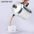 thumbnail image 3 of Garosa Aluminum Alloy Coffee Maker Pot Percolator Tea Kettle Stove Top with Lid , Coffee Pot, Aluminum Coffee Percolator, 3 of 8