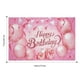thumbnail image 3 of Muyoka 180x115CM Fondo de feliz cumpleaños Banner Fondo de cumpleaños rosa Mujeres Princesa dulce Chica Fotografía Fondo Decoración de fiesta para el hogar Interior al aire libre Muyoka Hogar, 3 of 7