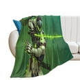 thumbnail image 2 of Mechanical Ninja Luxury Flannel Blanket - Super Soft Anti-Static Plush Warm Blanket for Sofa Bed - Extra Large Cozy Blanket for Men and Women, Home Decor Gift., 2 of 9