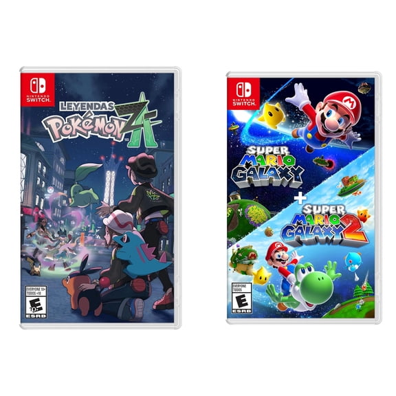 Combo Nintendo Switch: Pokémon Legends Z-A + Super Mario Galaxy 1 y 2