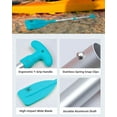 thumbnail image 5 of Telescoping Emergency Paddle 21''-42''/26''-54'' Aluminum Shaft for Kayaking Boating Canoeing  Tubing, 5 of 6