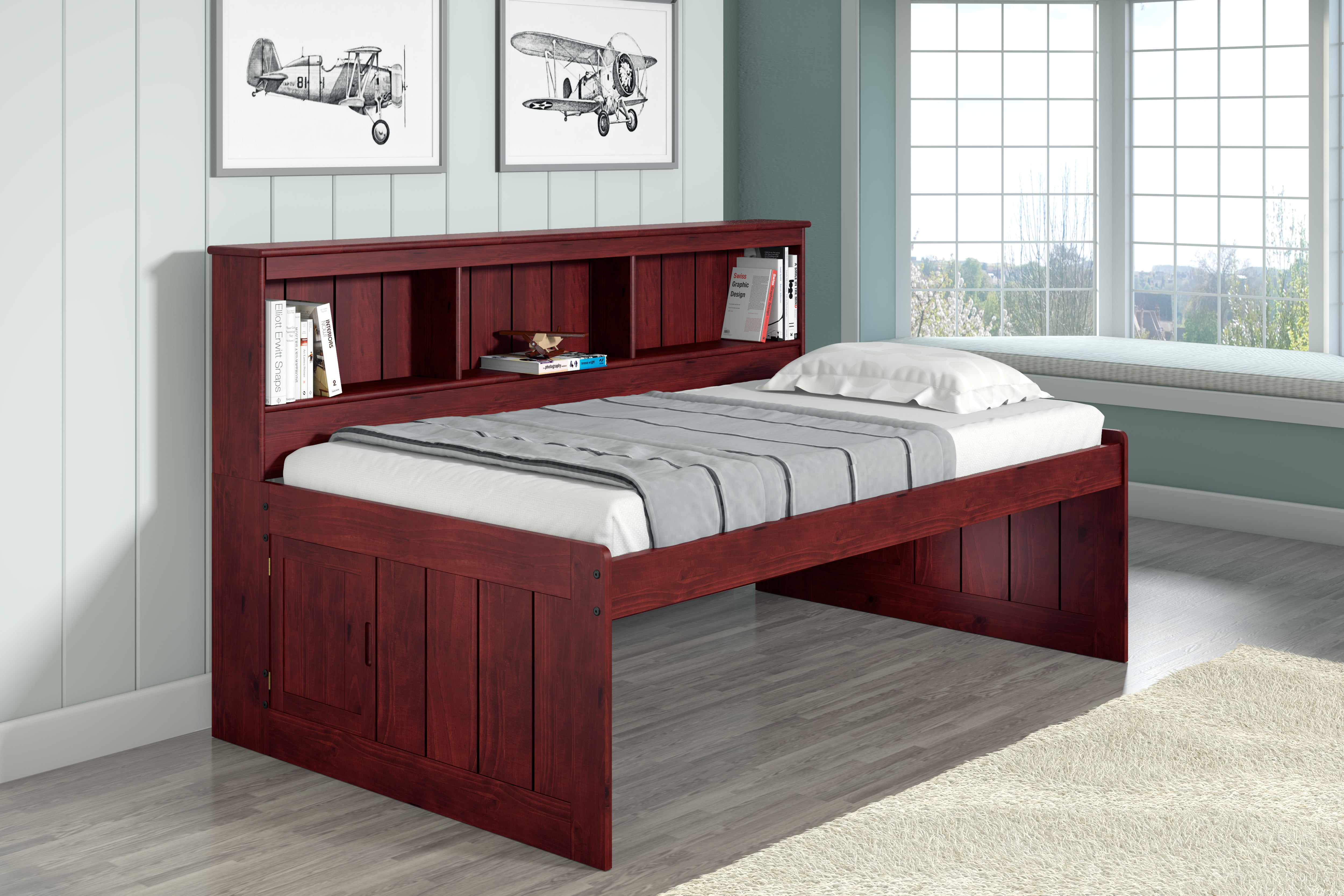 ybarra twin daybed with mattress