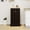 Black + MDF, variant on Space Saving Tilt-Out Trash Cabinet with Drawer and One-Compartment, Black MDF Kitchen Cabinet for 10 Gallon Trash Can, 19.68x13.77x35.62 Inches