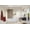 Brushed Nickel, variant on Glass Warehouse BTBF-34-MB Ursa 58-1/4" High X 34" Wide Shower Screen Frameless Tub Door -