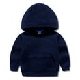 thumbnail image 7 of GYRATEDREAM Toddler Kids Baby Boy Girl Long Sleeve Basic Solid Hoodie Pullover Sweatshirt Sports Tops with Pockets Outfits,1-8Y, 7 of 7