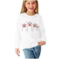 thumbnail image 3 of Uxgjfwu Boys and Girls Graphic Prints Long Sleeve Shirts Cute Crewnecks Tops Dressy Casual Blouses Clothes Sizes 3-13, 3 of 5