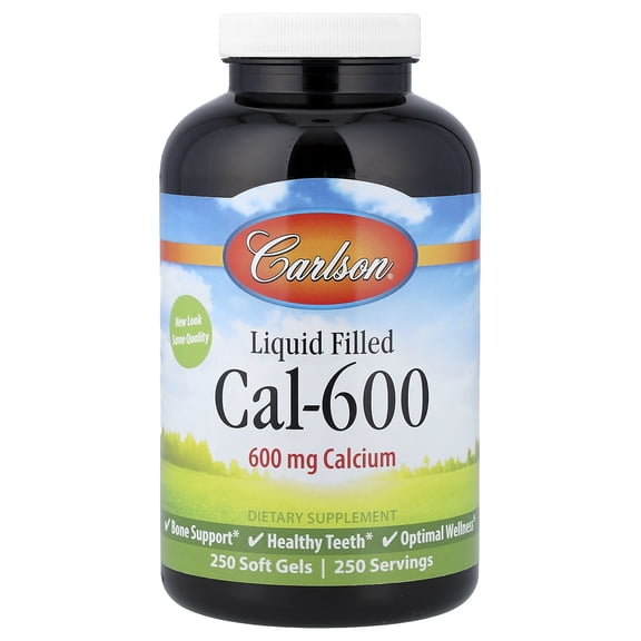 Carlson Laboratories Liquid Cal-600 250 Softgel