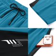 thumbnail image 5 of Quick-Dry Athletic Shorts Men Casual Elastic Waist Drawstring Lightweight Summer Beach Hiking Golf Shorts with Pockets, 5 of 6