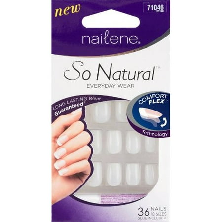Nailene So Natural 36 Acrylic Nail Set