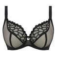 thumbnail image 3 of Freya Loveland Plunge Underwire Bra (401002),30F,Bombshell Black, 3 of 5