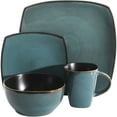 thumbnail image 3 of Gibson Elite Soho Lounge 16 Pc Plates, Bowls, & Mugs Dinnerware Set, Teal, 3 of 7
