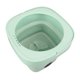 thumbnail image 4 of Mini lavadora multifunción, inteligente, eficiente, plegable, portátil, para el hogar, viajes, dormitorio, enchufe estadounidense, 110?220 V, verde, 4 of 5