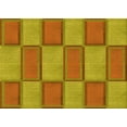 thumbnail image 1 of Ahgly Company Machine Washable Indoor Rectangle Transitional Yellow Area Rugs, 2' x 4', 1 of 7
