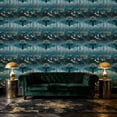 thumbnail image 6 of Gothic Peel and Stick Wallpaper Otherworldly Moth Guardian Misty Forest Sacred Vines Wall Mural 17.7in x 9.8ft Self Adhesive Removable Wall Paper Renter Friendly Wallpaper for Bedroom, 6 of 8