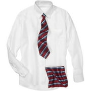 Big Men's Shirt, Tie and Handkerchief Box Set, Size 2 XL