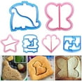 thumbnail image 2 of ENJOYW Dolphin Butterfly Star Shape Sandwich Toast Cake Bread Cutter DIY Maker Mold Toast Cutter, 2 of 7