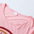 thumbnail image 5 of Gibobby blusas de vestir formal Para niños pequeños Blusa a juego Familia Bebé Tops Summer Me Rainbow Casual Mamá Ropa Manga Camiseta y trajes cortos Niñas Camiseta Niñas Tops （Rosa， 4-5 Años), 5 of 5