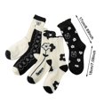 thumbnail image 2 of Stocking Cozy Seasonal Crew With 3D Floral Patterns For Everyday Comfort And Stylish Casual Wear, 2 of 4