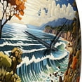 thumbnail image 5 of Designart "Seaside Getaway I" Nautical & Beach Oversized Wall Clock, 5 of 5