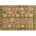 thumbnail image 1 of Ahgly Company Indoor Rectangle Abstract Brown Modern Area Rugs, 5' x 7', 1 of 4