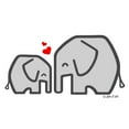 thumbnail image 3 of CafePress - Elephants (4) Maternity T Shirt - Cotton Maternity T-shirt, Cute & Funny Pregnancy Tee, 3 of 4