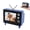 Blue, variant on Retro Mini Work TV Toy,1:12 Scale Mini Work TV 8GB Memory Tiny Dollhouse Television Supports USB Playback and Headphone Jack, for DIY Scenes and Unique Collectible Gift