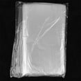 100 Pcs 16" x 32" Clear Open Top Poly Bags Lay Flat Plastic Packaging