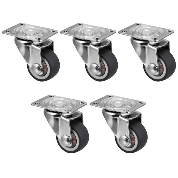 5 Pcs Gate Wheels Outdoor Caster Casters Shopping Cart