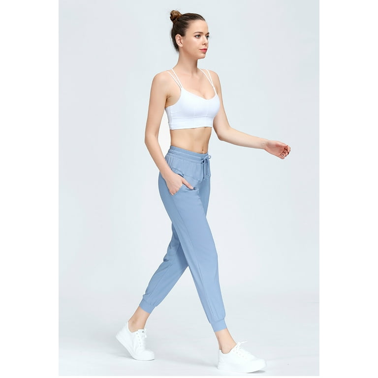 BESTSPR Womens Sweatpants Loose Thin High Waist Bundle Foot Running Fitness  Leisure Yoga Pants Size S-2XL(4-12) 