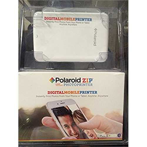 Polaroid Zip Mini Printer POLMP01W portable photo UNTESTED