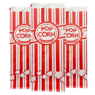 100 Clear Cotton Candy Bags With Ties | Bulk Cotton Candy Supplies For Sticks & Cones | Party & Stand Accessories