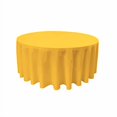 thumbnail image 2 of LA Linen TCpop132R-YellowDrkP47 132'' Round Dark Yellow Polyester Poplin Tablecloth, 2 of 3