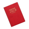 thumbnail image 4 of Cuaderno planificador perfecl con calendario 2025 agenda hogar oficina A7 Rojo, 4 of 8