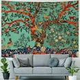 thumbnail image 4 of PRATYUS  Tree of Life Tapestry, Aesthetic Indian Mandala Wall Hanging, Hippie Tie Dye Bohemian Tapestries Wall Art Décor for Bedroom, Dorm Painting, 4 of 6