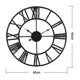 thumbnail image 3 of Decor Wall Clock, European Retro Clock With Large Numerals, Indoor Silent Battery Operated Metal Clock For Home, Living Room, Kitchen And Den, 3 of 4