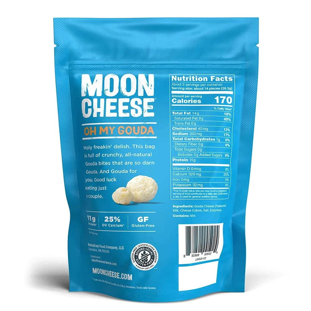 Moon Cheese (2oz.) - Oh My Gouda Size: 6 Bags
